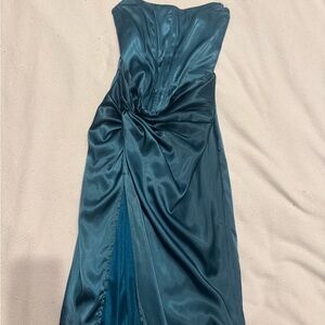 Club London corset strapless dress